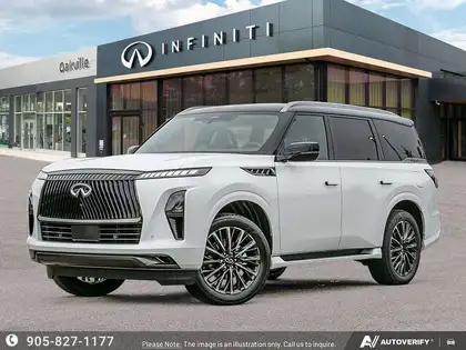 White 2027 INFINITI QX80 SUV / Crossover All-Wheel Drive Automatic