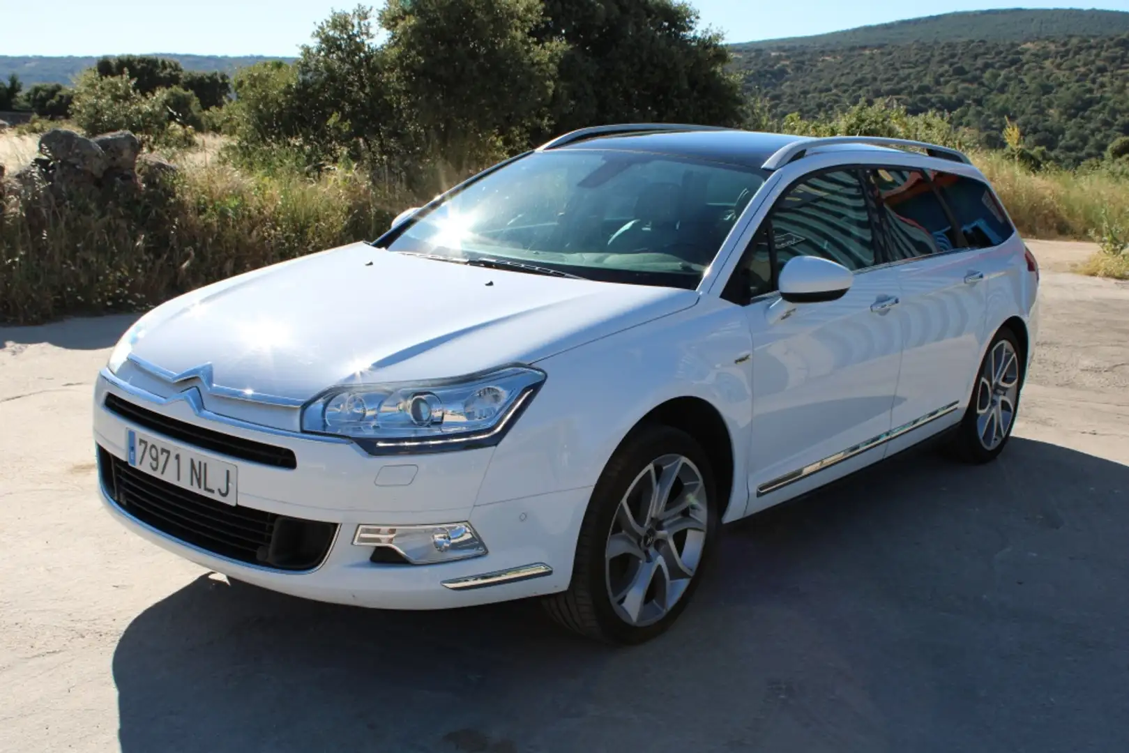 Citroën C5 Tourer 2.2HDI Exclusive Aut. Blanco - 2