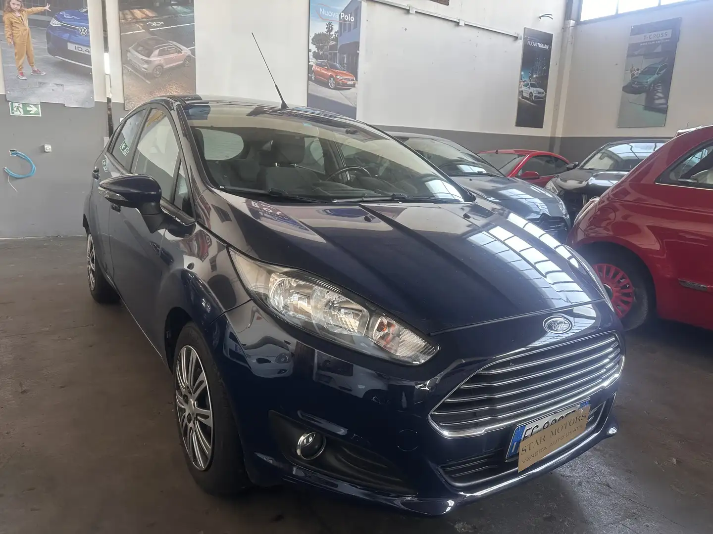 Ford Fiesta Fiesta 5p 1.5 tdci Black Blauw - 1