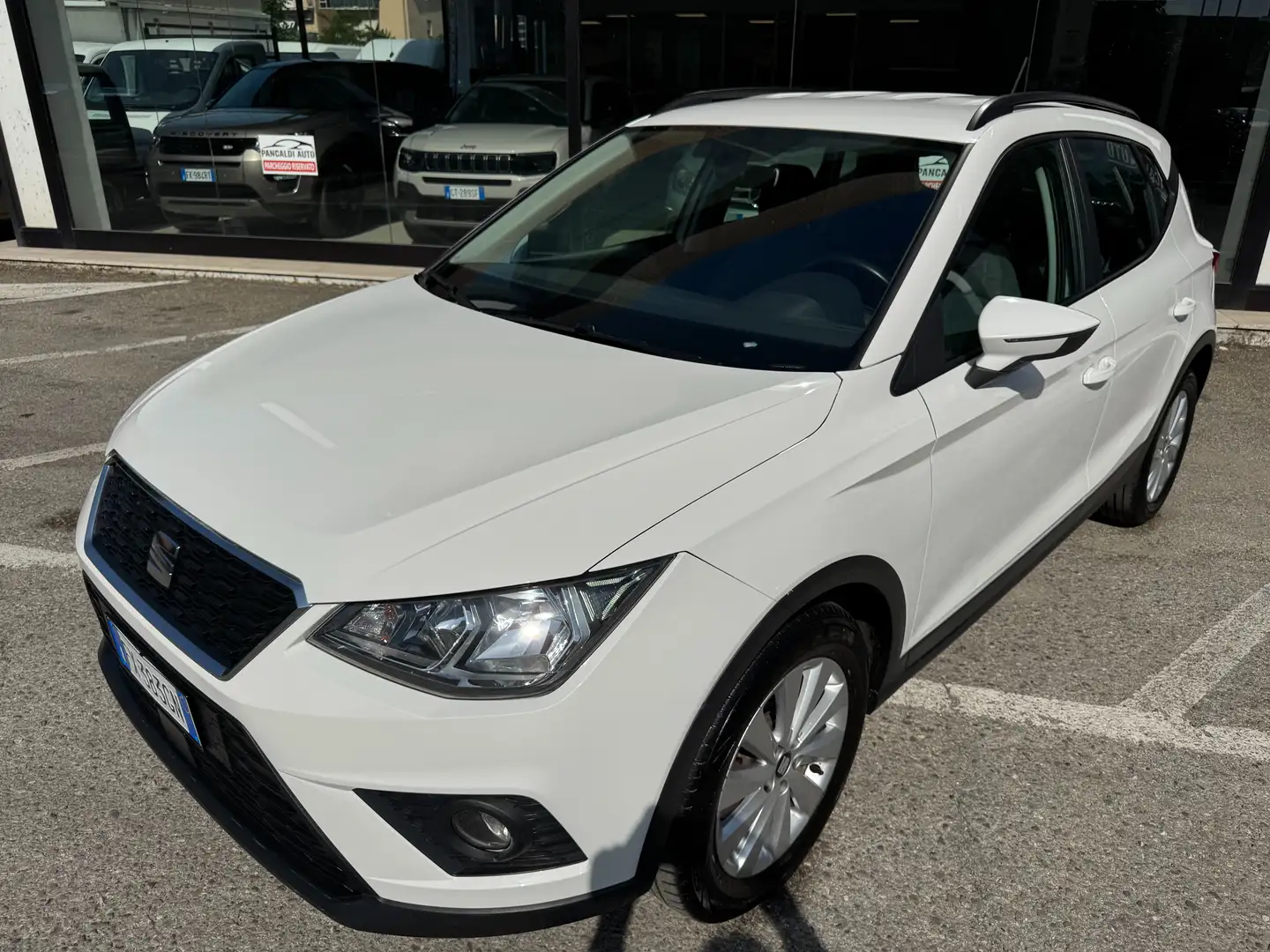 SEAT Arona 1.0 tgi Style 90cv,C.LEGA,BOMB.2027,CLIMA AUT.,CRU Weiß - 1