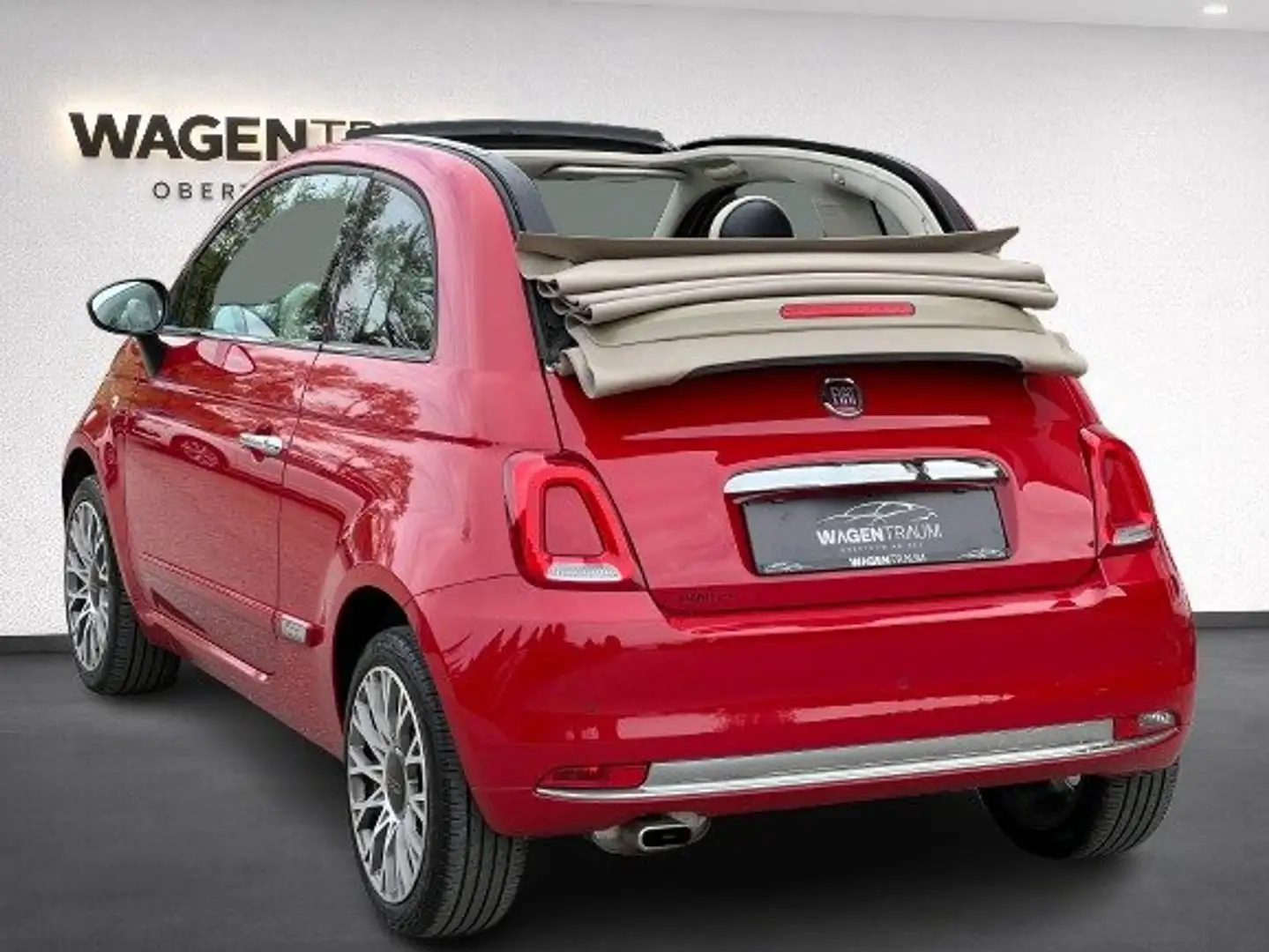 Fiat 500C Cabrio | Klimaautomatik | PDC | Bluetooth | Zahnr Rot - 2
