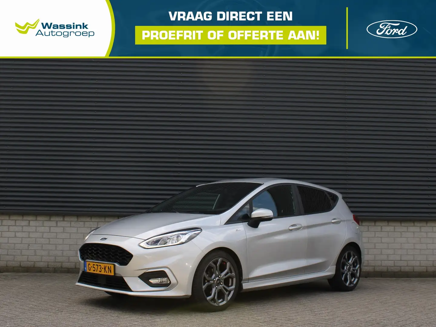 Ford Fiesta 5-deurs ST-Line 100pk I Cruise Control I Navigatie Grijs - 1