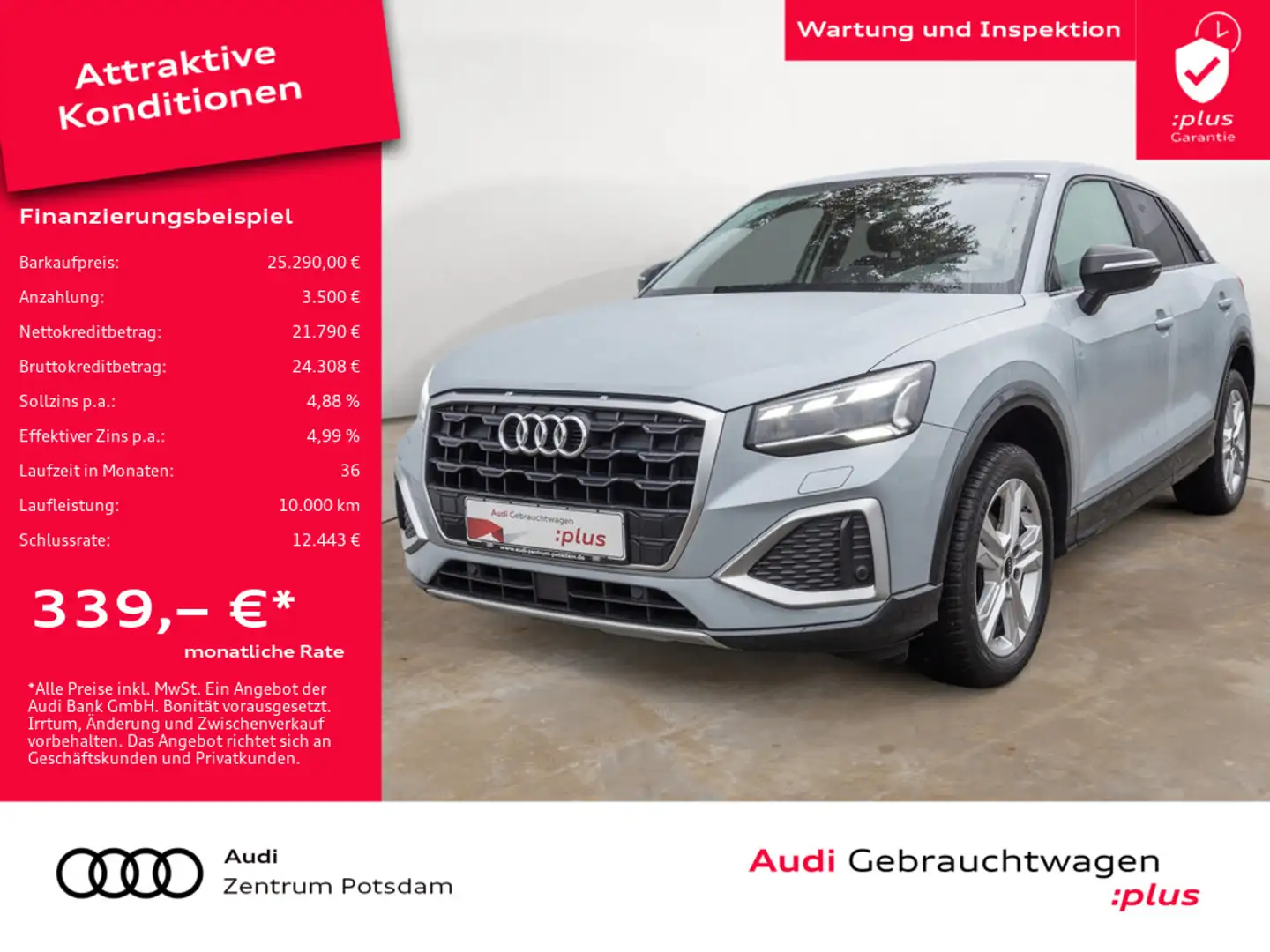 Audi Q2 35 TFSI MATRIX NAVI ACC RFK PDC Grau - 1