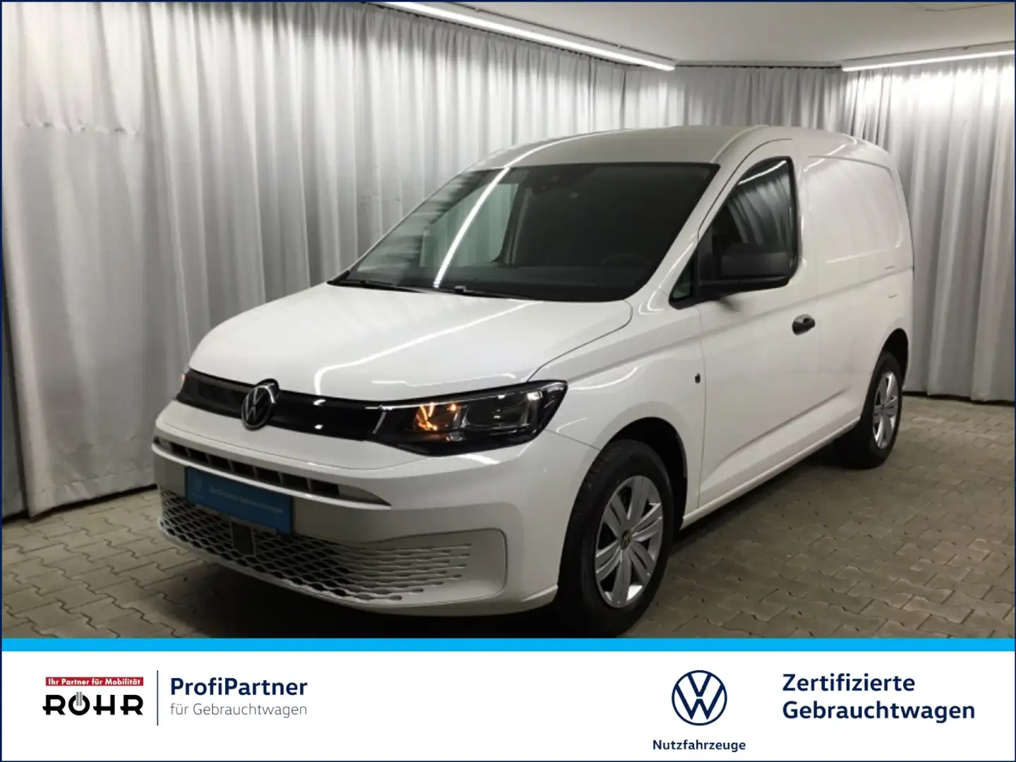 Volkswagen Caddy Cargo KR (04/2028Garantie.vorb.AHK.Sitzheizu Blanc - 1