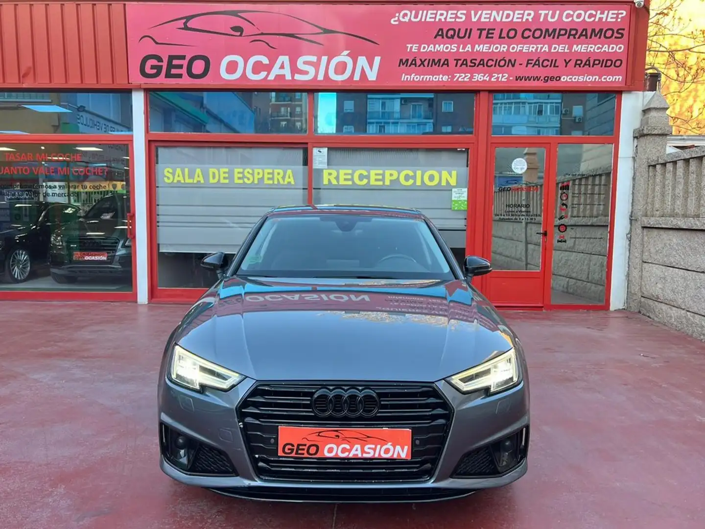 Audi A4 2.0TDI S line edition S tronic 110kW Gris - 2