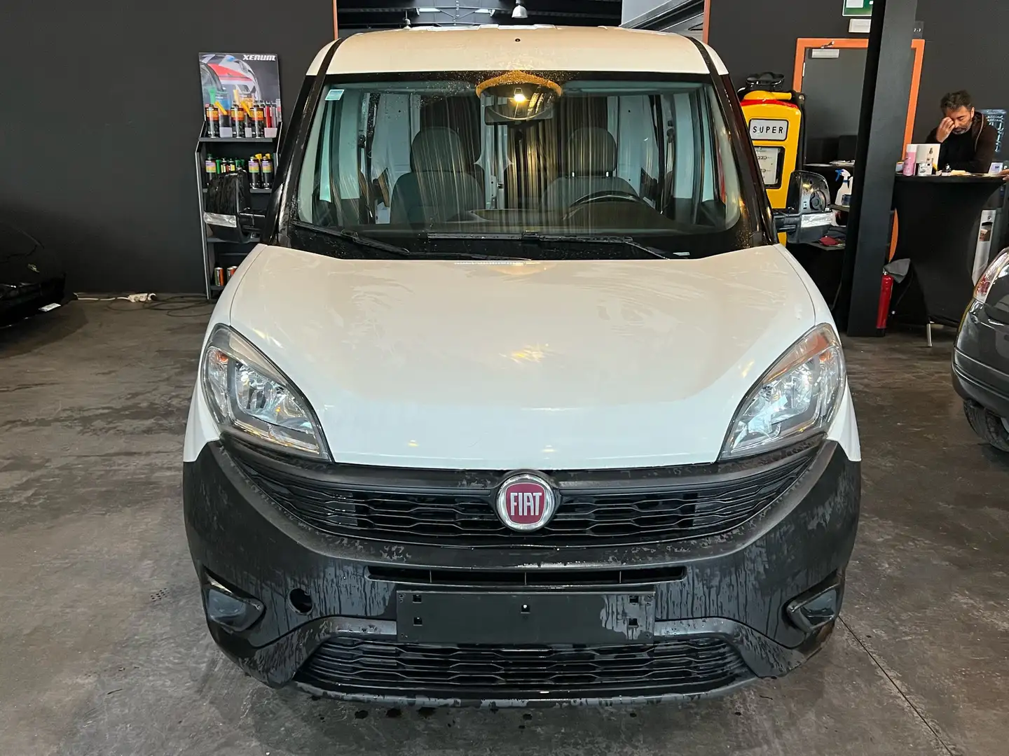 Fiat Doblo 1.3 jtd utilitaire Lounge MTA//12 MOIS DE GARANTIE Blanc - 2