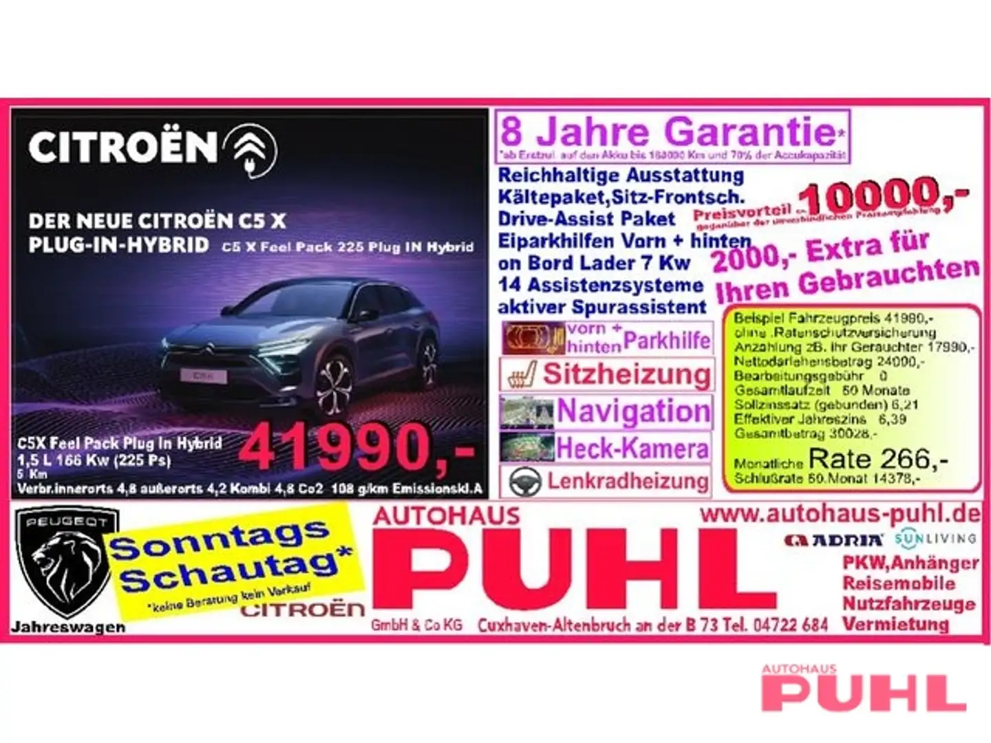 Citroen C5 X Hybrid 225(Plug-In)Feel Pack S&S(EU6 Siyah - 2