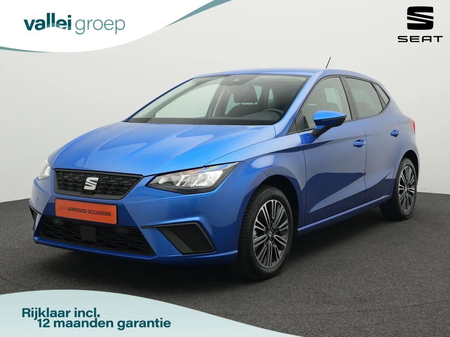 SEAT Ibiza 1.0 EcoTSI 95 pk Style Business Connect | Parkeers Blauw - 1