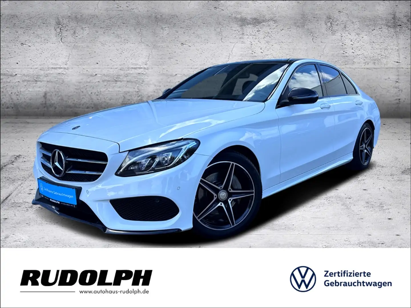 Mercedes-Benz C 180 AMG Line Black Paket C-Klasse CGI LED Soundsystem Bianco - 1