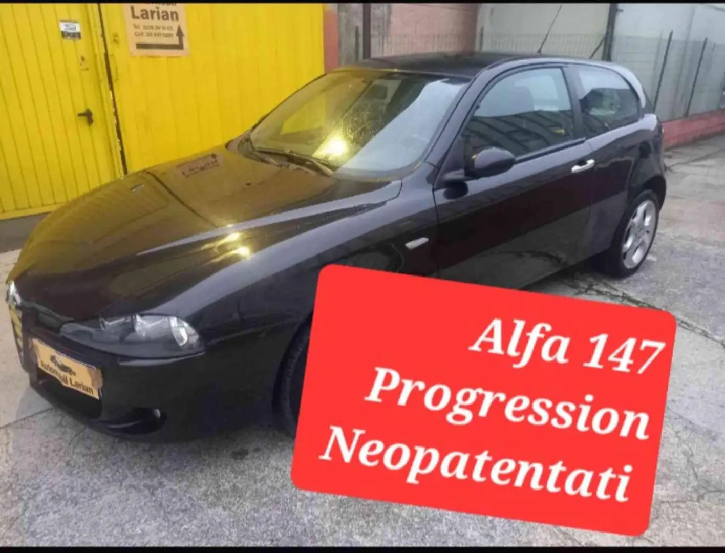 Alfa Romeo 147 1.6 16V TS 3 porte Progression  NEOPATENTATI Nero - 1