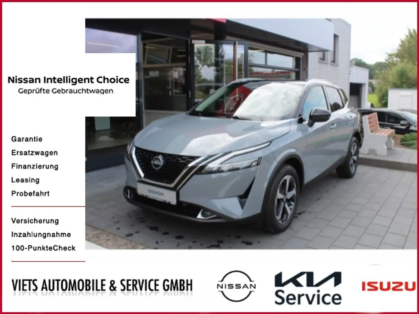 Nissan Qashqai 1.3 DIG-T N-Connecta AT Tech Winter Busi Grijs - 1