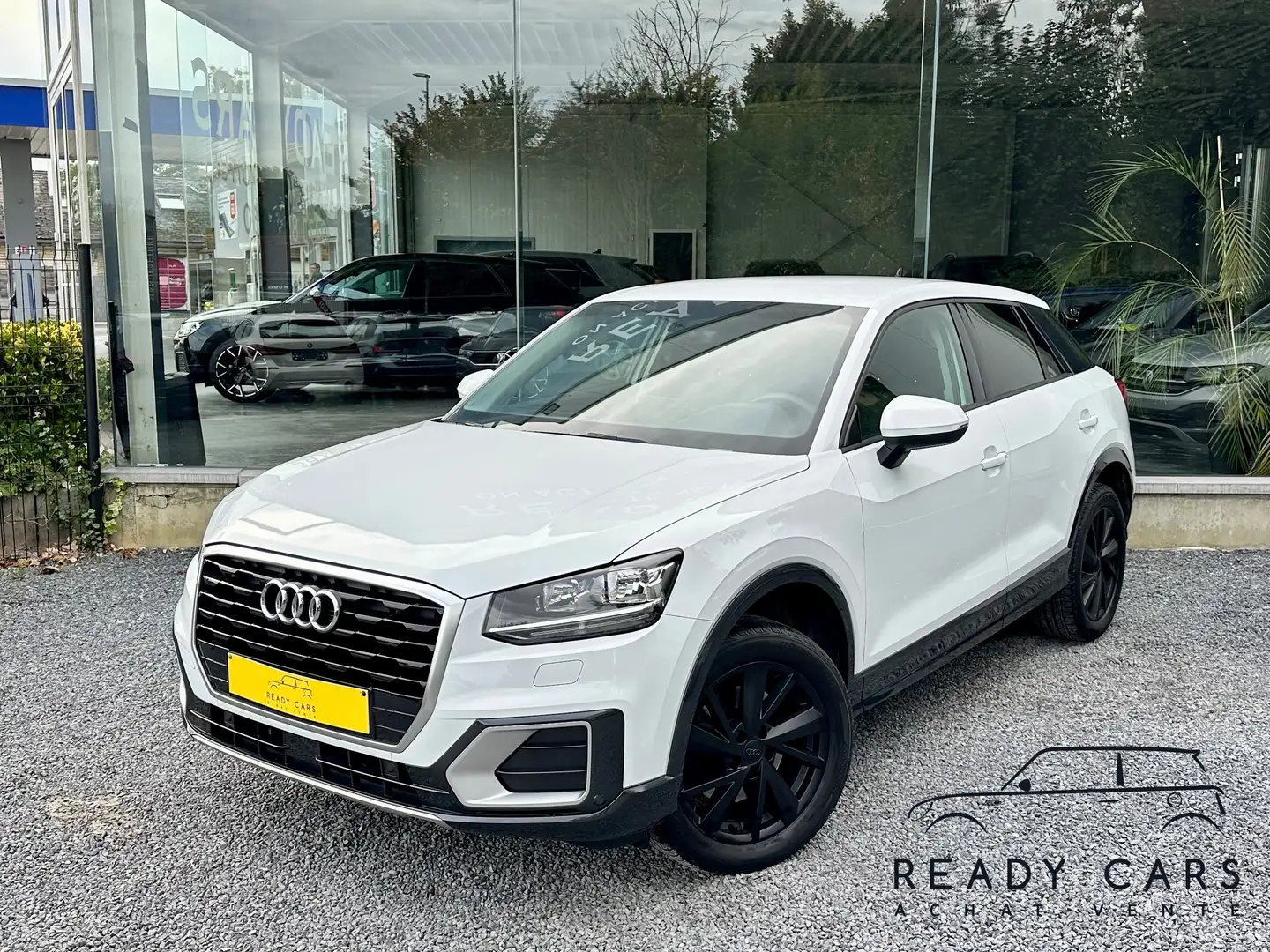 Audi Q2 *1.0 TFSI*BOITE AUTO*CARNET COMPLET*NAVI Blanc - 1