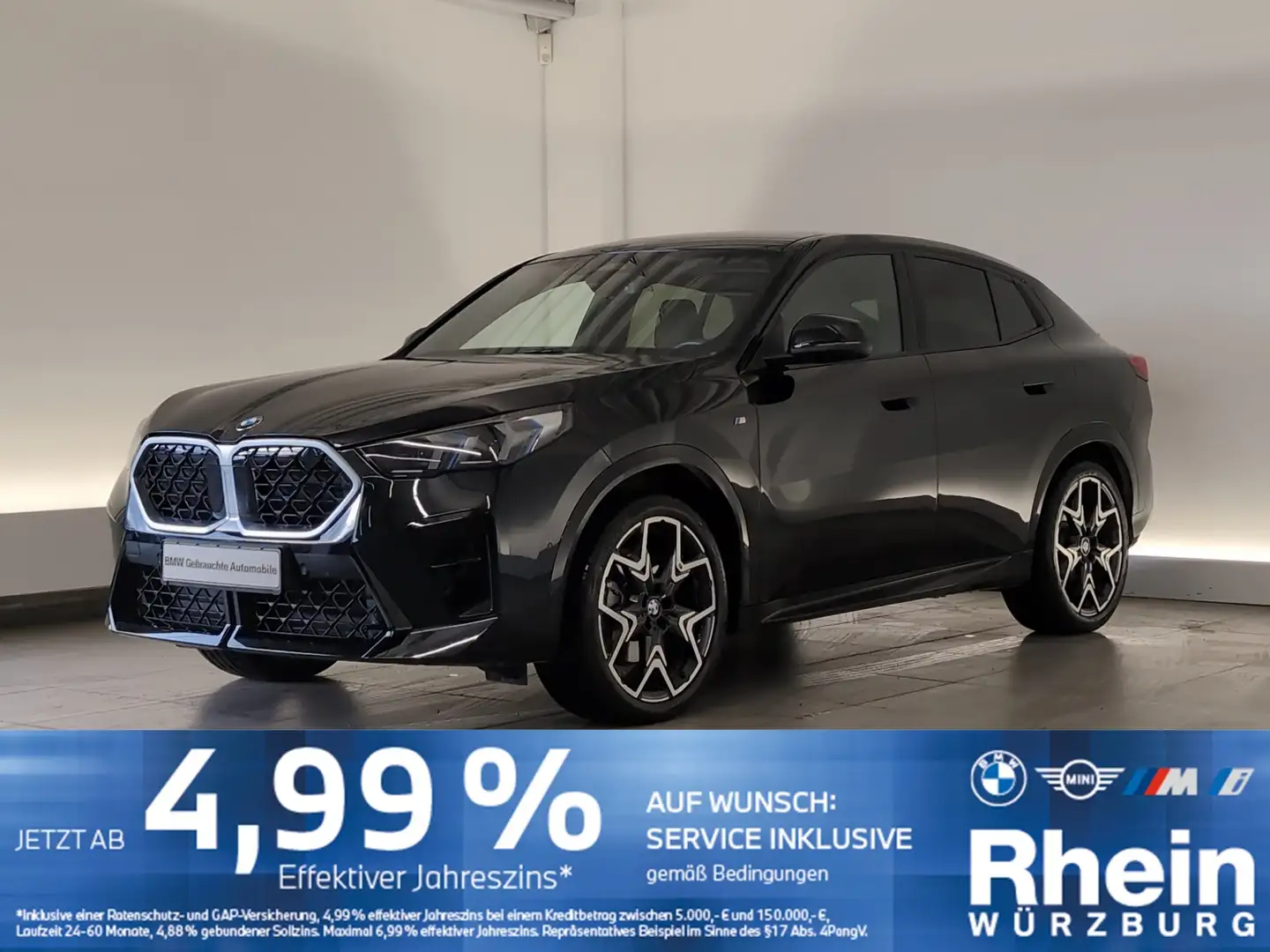 BMW X2 sDrive20i M Sport Navi/LED/AHK/RFK/ACC/Apple Navi/ Schwarz - 1