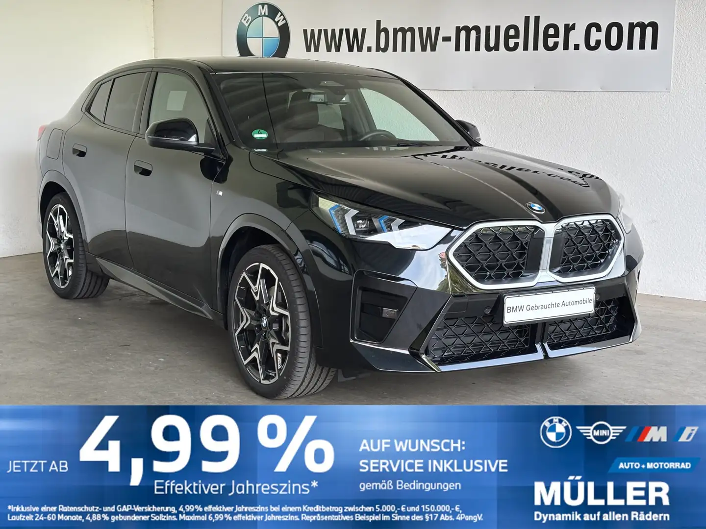 BMW X2 sDrive20i M Sportpaket HiFi/DAB/SHZ Schwarz - 1