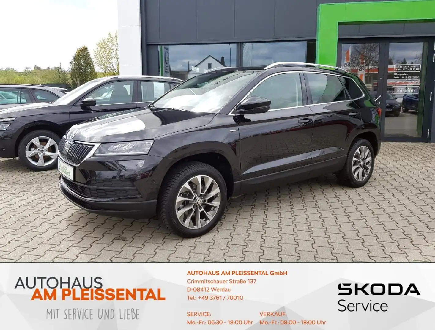 Skoda Karoq Clever 4x4 110 kW Pano*Travel*PDC Zwart - 1
