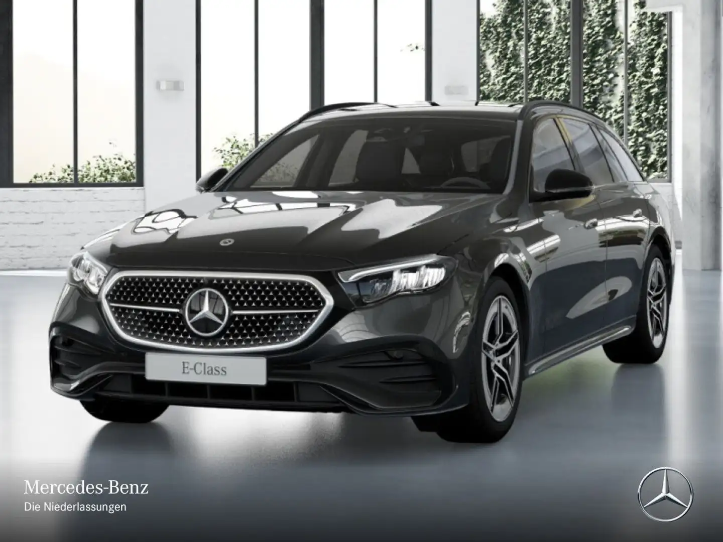 Mercedes-Benz E 220 d T AMG 360° Pano Burmester Distr. LED AHK Grau - 2