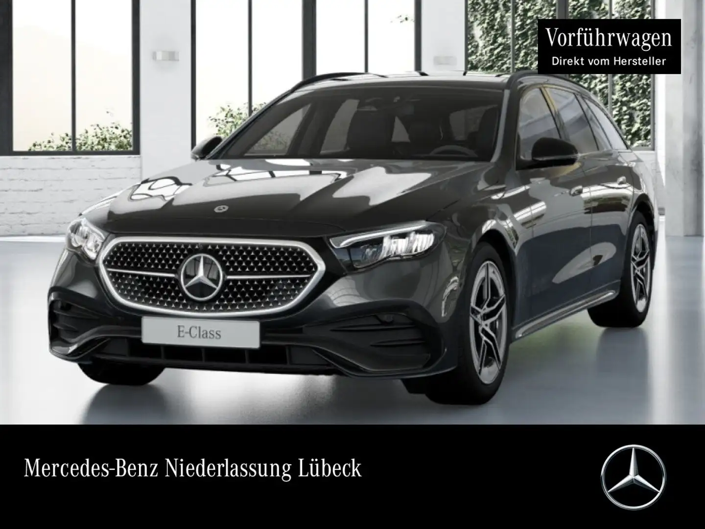 Mercedes-Benz E 220 d T AMG 360° Pano Burmester Distr. LED AHK Grau - 1