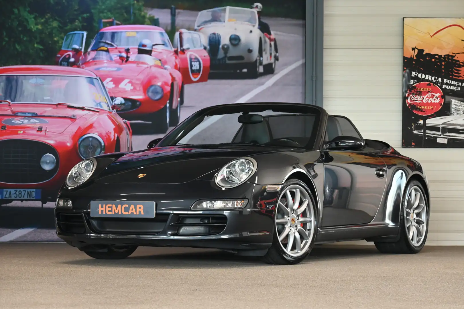 Porsche 997 Cabrio 3.8 Carrera S Grijs - 1