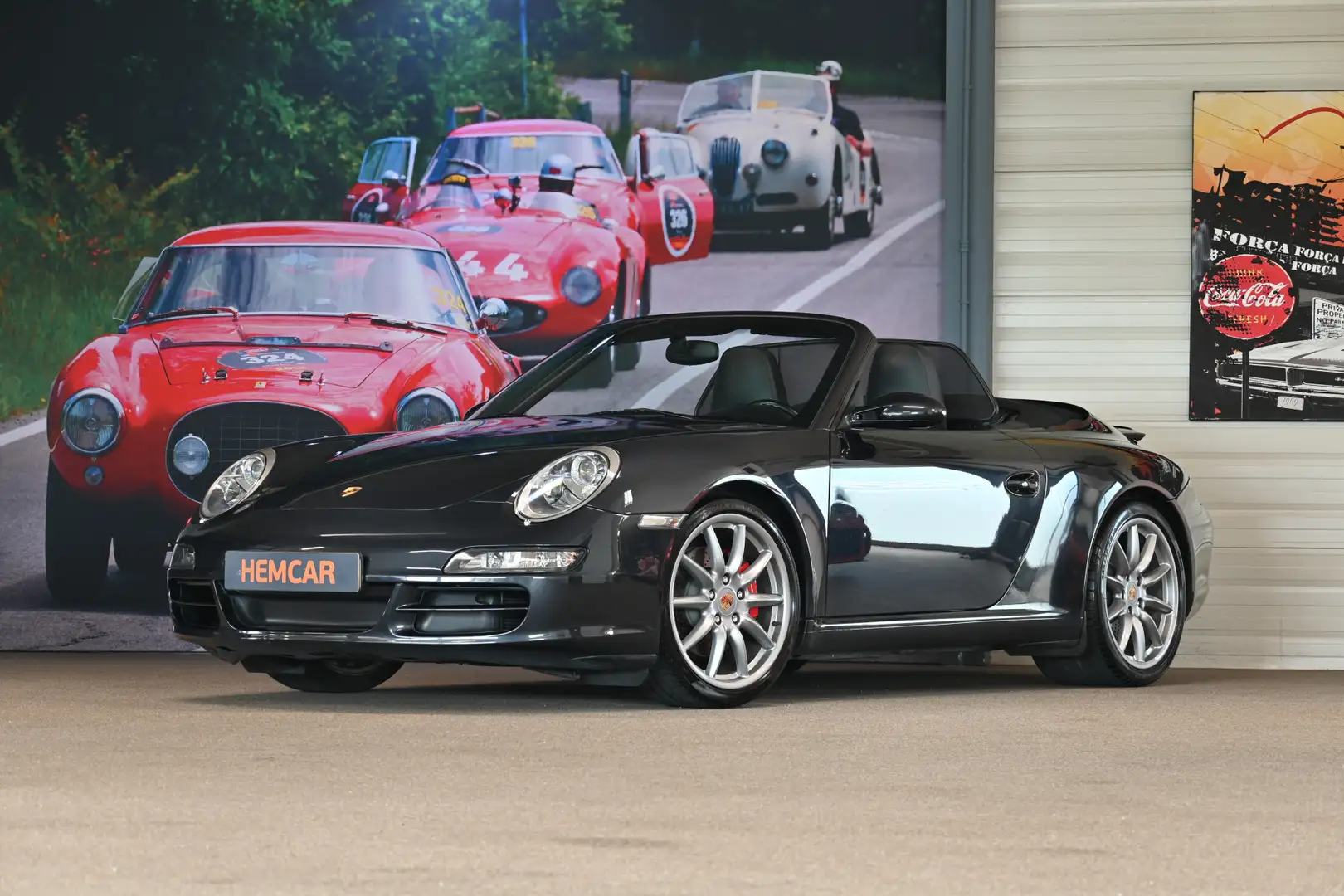 Porsche 997 Cabrio 3.8 Carrera S Grijs - 2
