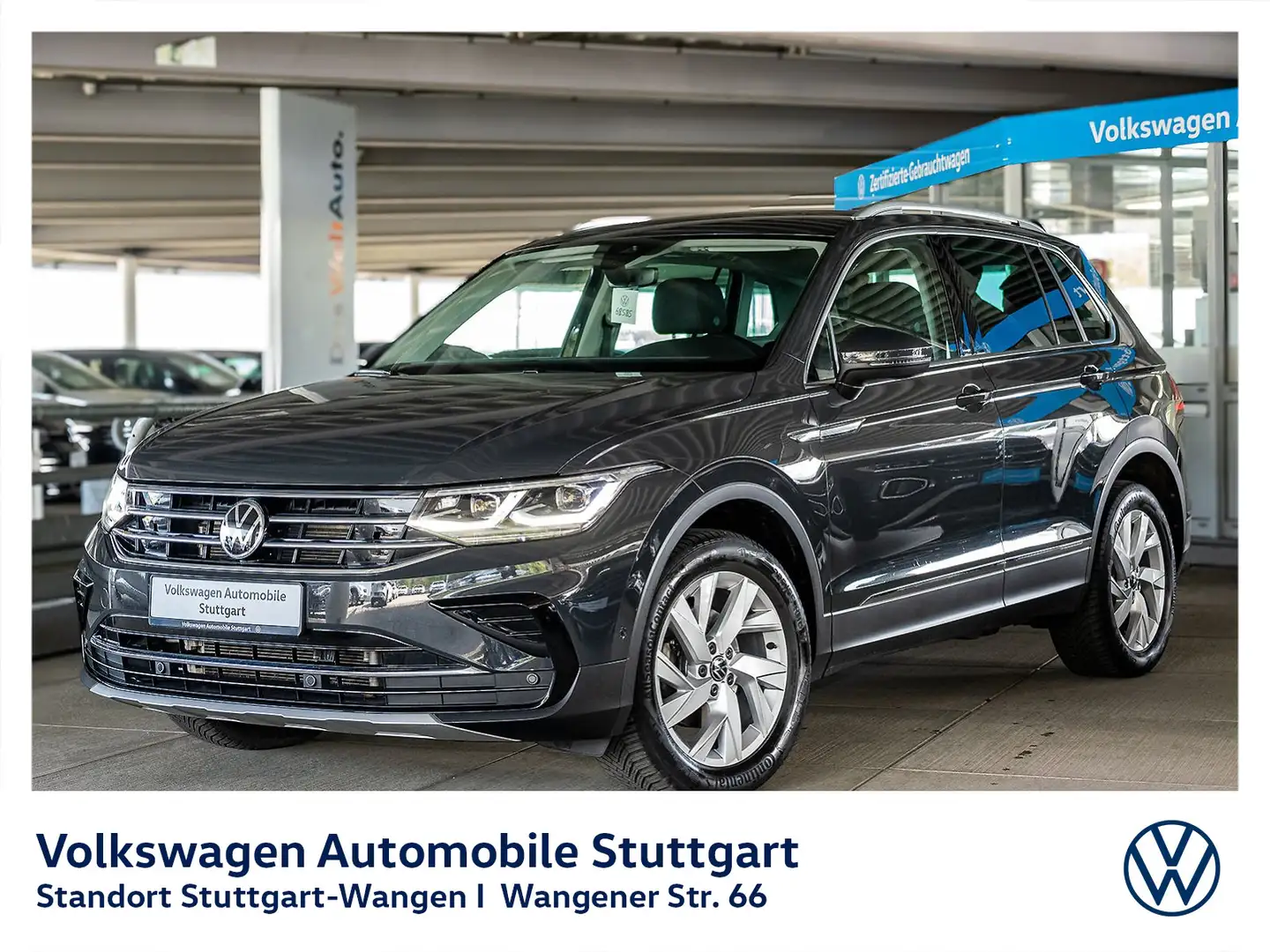 Volkswagen Tiguan Elegance 2.0 TDI DSG 4M Navi Kamera LED A Grau - 1