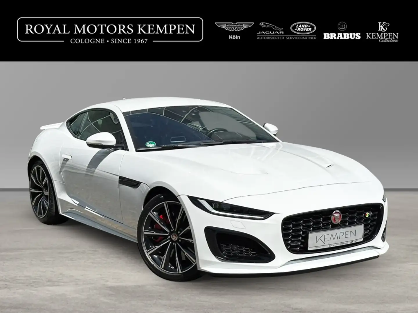Jaguar F-Type R Coupe AWD 1.Hand 5.0 V8 Top Zustand Weiß - 1