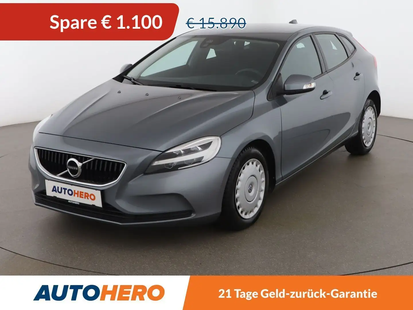 Volvo V40 2.0 D2 Kinetic *NAVI*CAM*BT*SHZ*TEMPO* Gri - 1