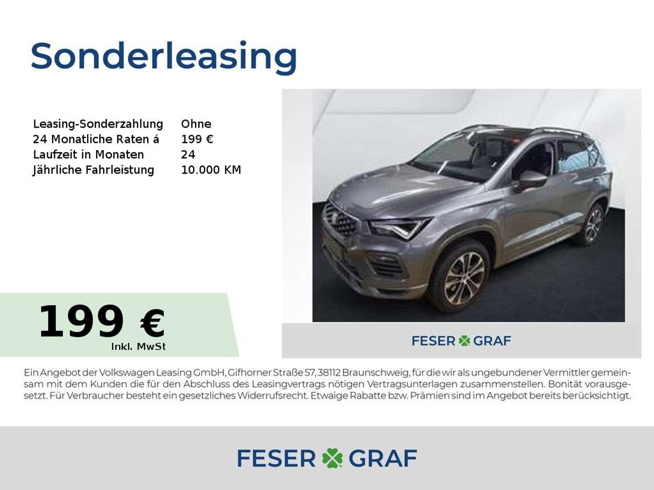 Seat Ateca — Seat Ateca FR 2.0 TDI DSG Navi AHK Kamera LED SiHz