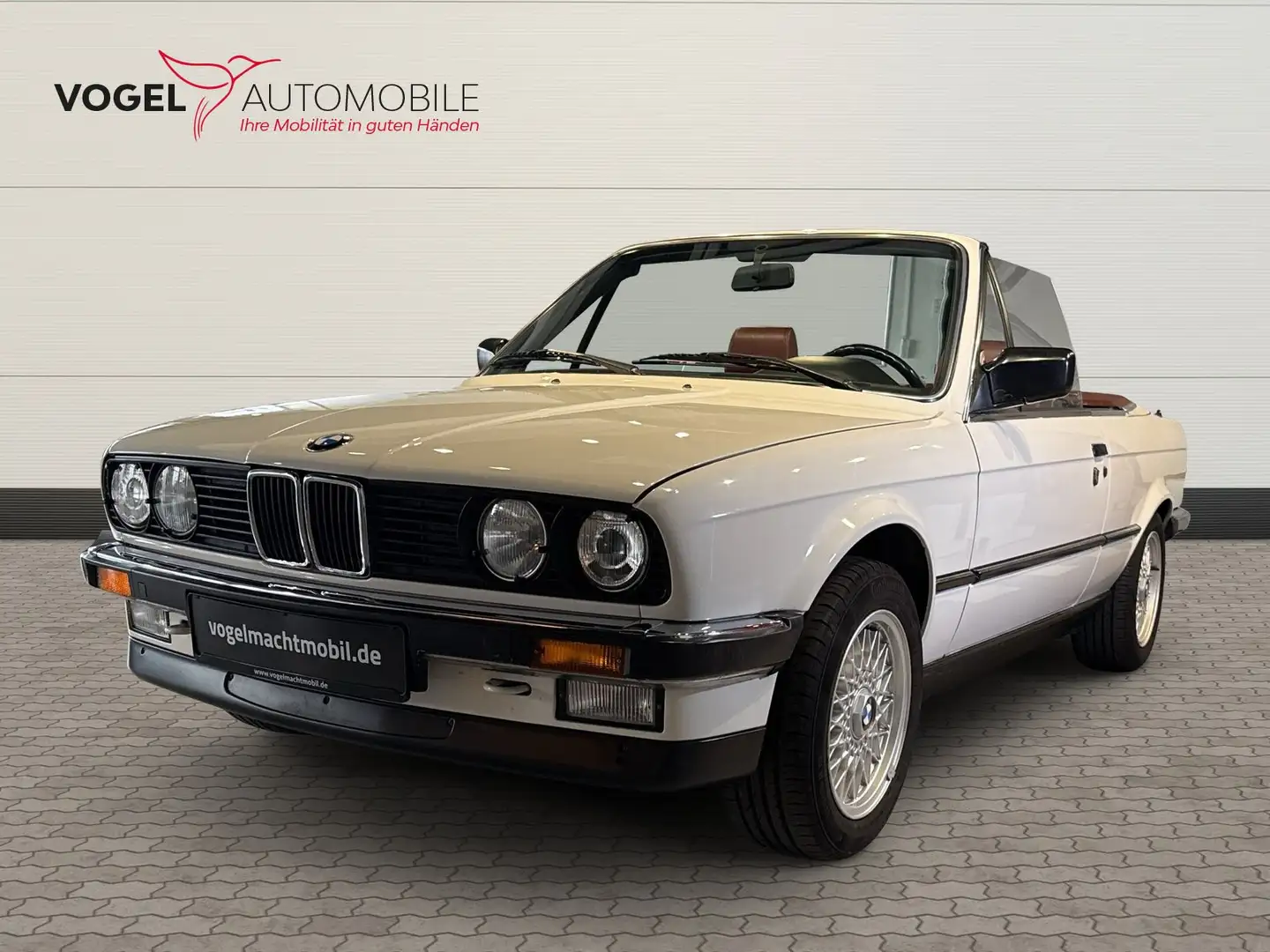 BMW 320 i E30 Cabrio Automatik Leder+Sportsitze+LM+ Blanc - 1