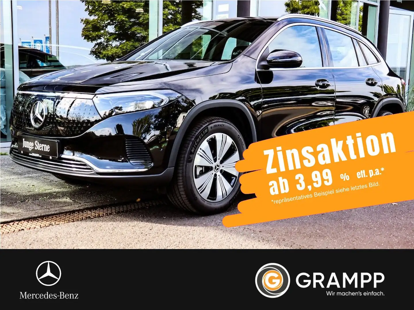 Mercedes-Benz EQA 300 4M Progressive-Advanced/LED/Kamera/Flex Schwarz - 1