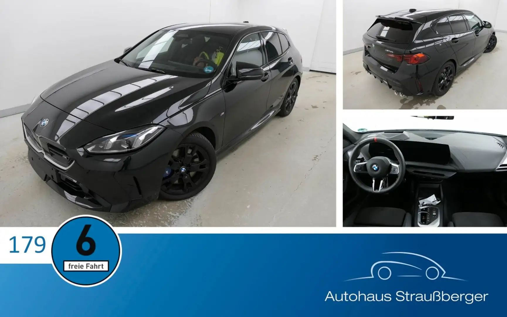 BMW 135 xi ACC 360° LRHZ 2ZK SHZ HuD QI H/K Memory Schwarz - 1