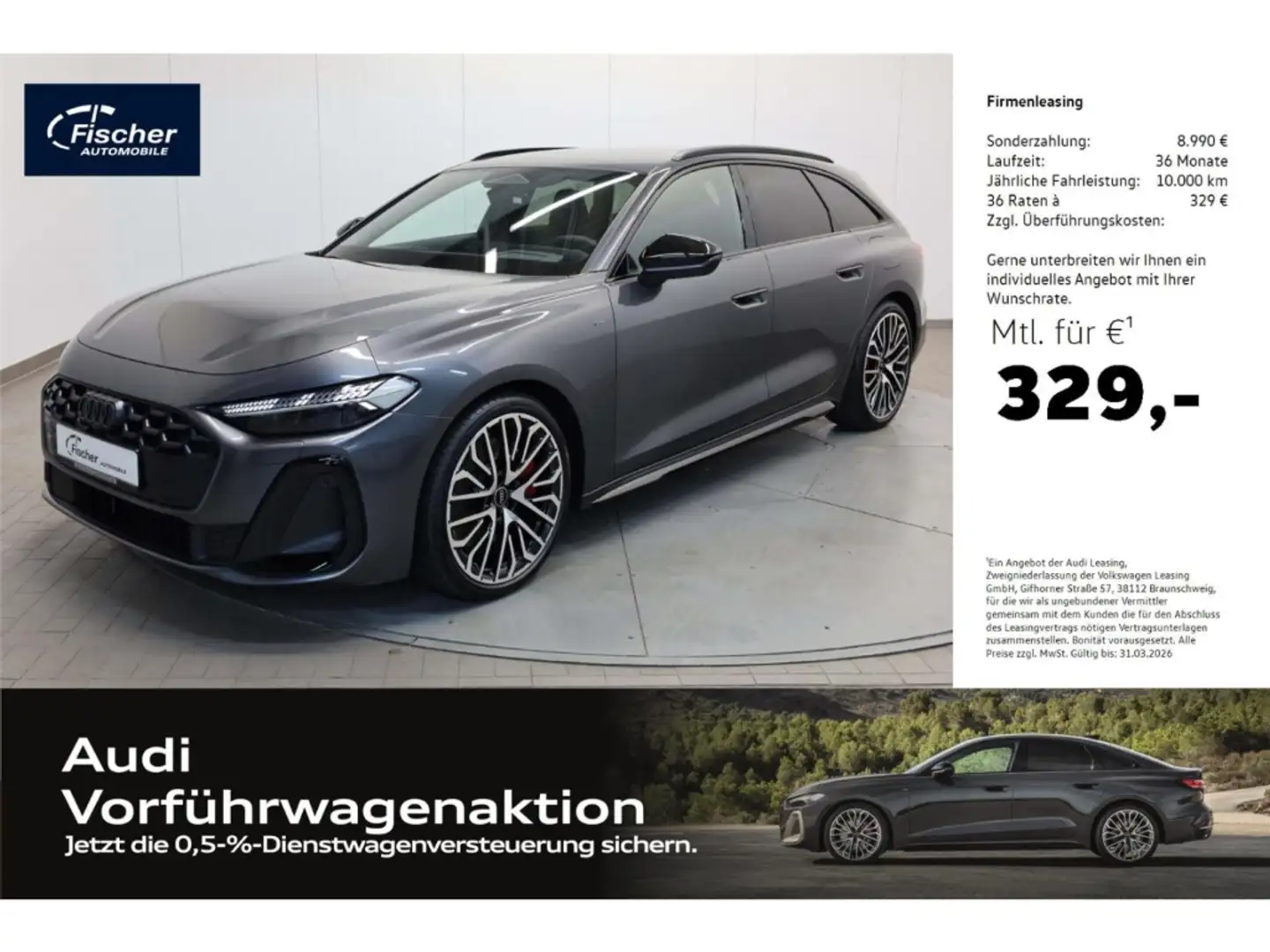 Audi A5 Avant e-hybrid quattro S line Grau - 1