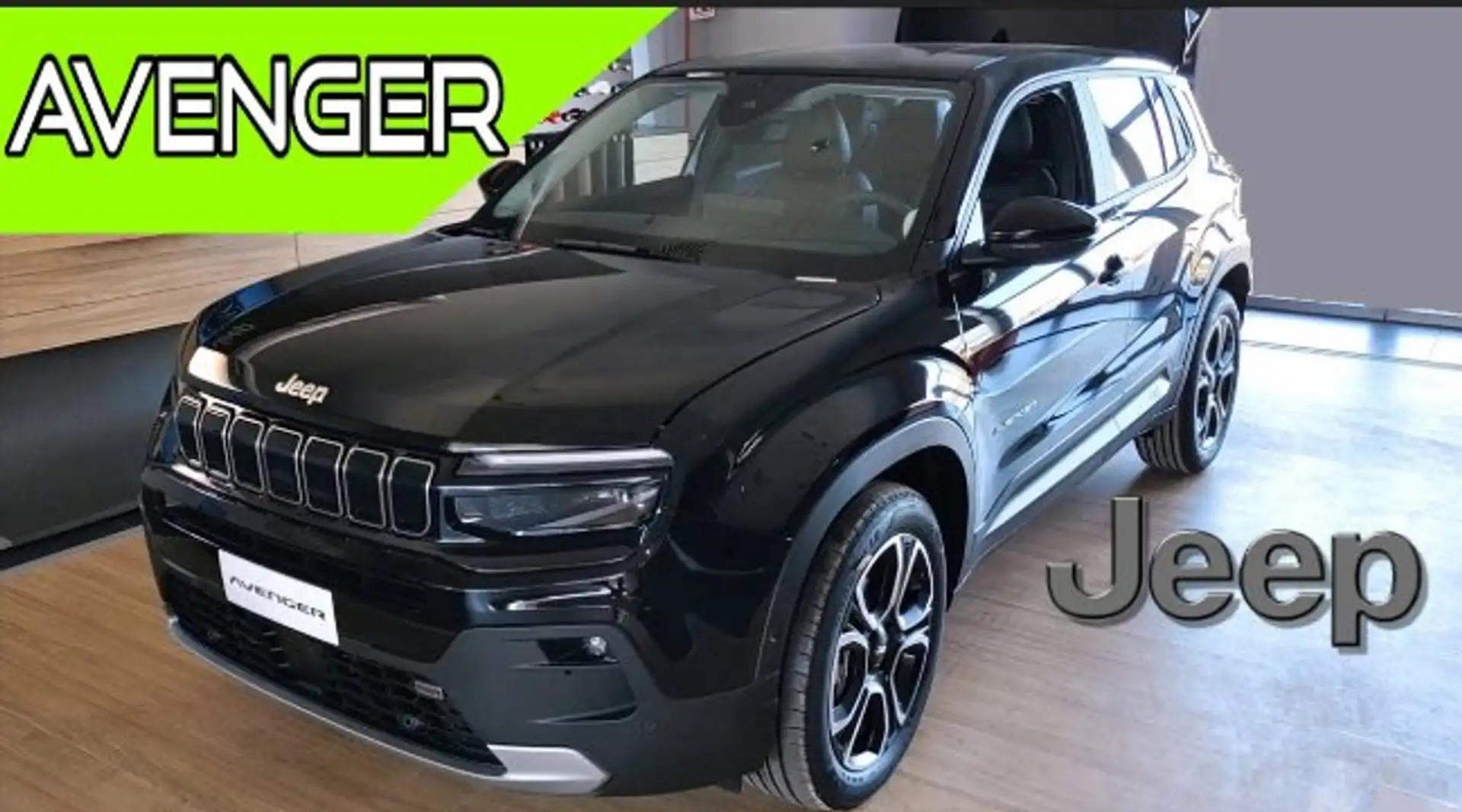 Jeep Avenger Avenger 1.2 turbo e-hybrid KM.ZERO Summit Zwart - 1