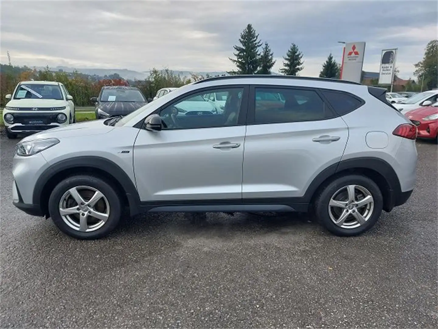 Hyundai TUCSON Tucson 1,6 Crdi N-line DCT Silber - 2