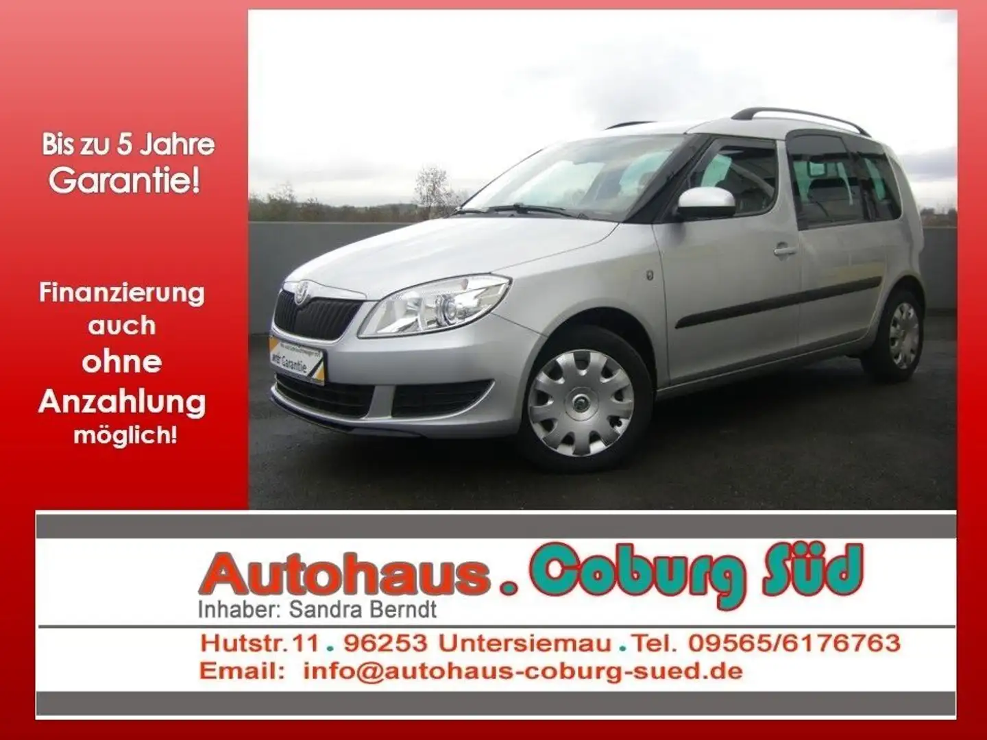 Skoda Roomster Style Plus Edition KLIMA AHK Argent - 1