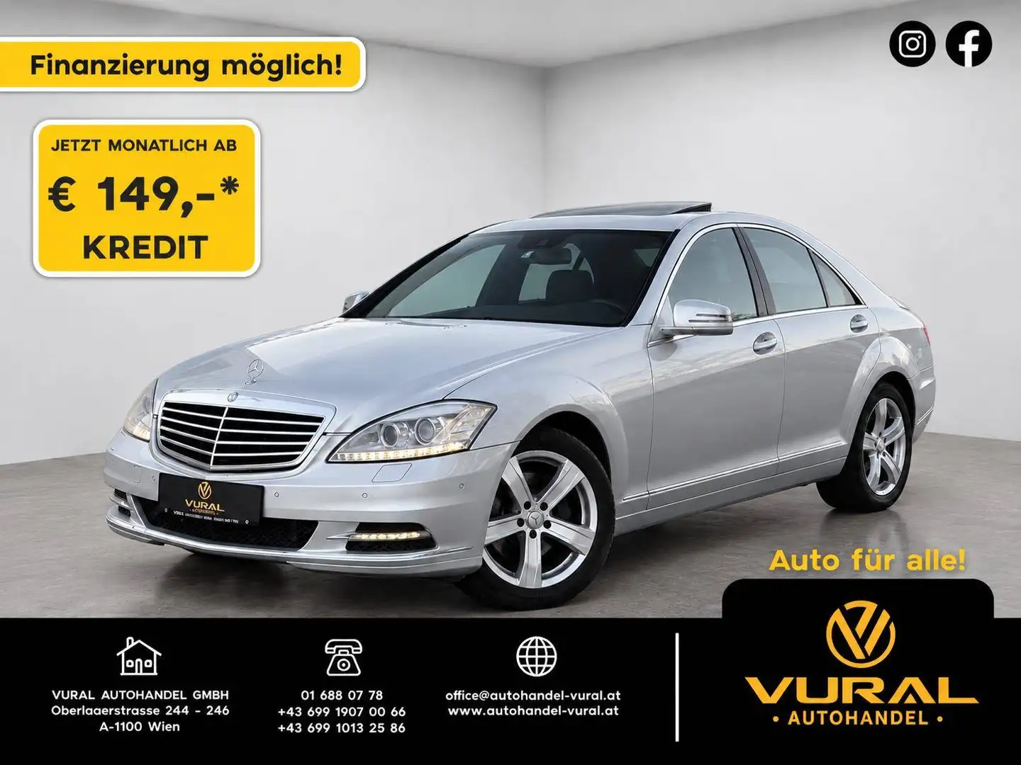 Mercedes-Benz S 350 S 350 BlueTec | Schiebedach | Luftfahrwerk | ACC Grau - 1