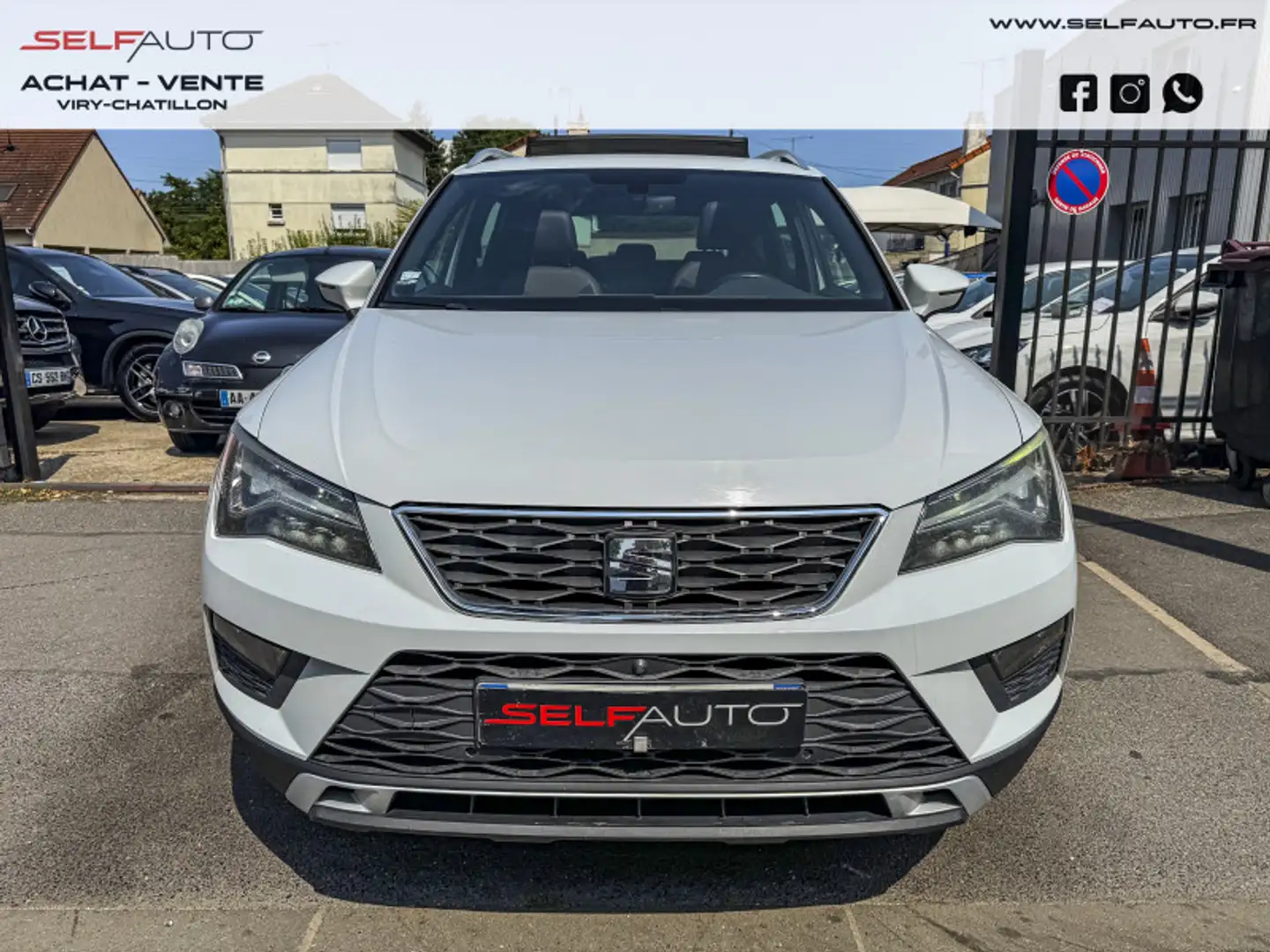 SEAT Ateca 2.0 TDI 190CH START\u0026STOP XCELLENCE 4DRIVE DSG Blanc - 2