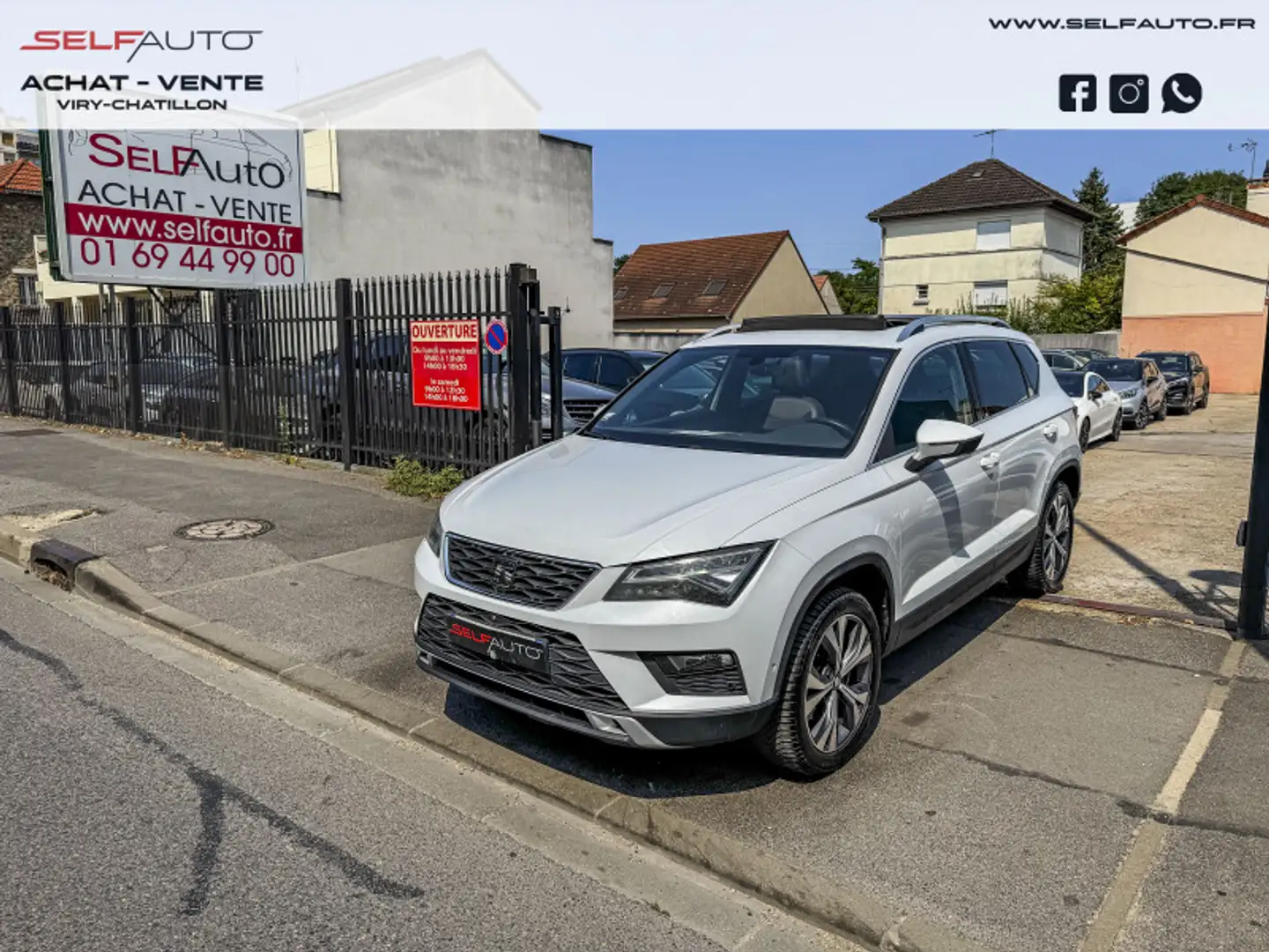 SEAT Ateca 2.0 TDI 190CH START\u0026STOP XCELLENCE 4DRIVE DSG Blanc - 1