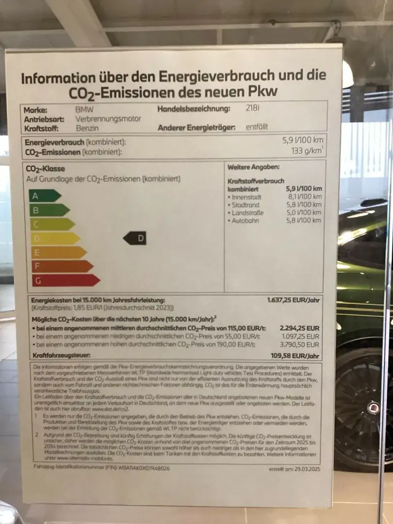 BMW 218 i Gran Coupé M Sport *HERBSTAKTION* Schwarz - 2