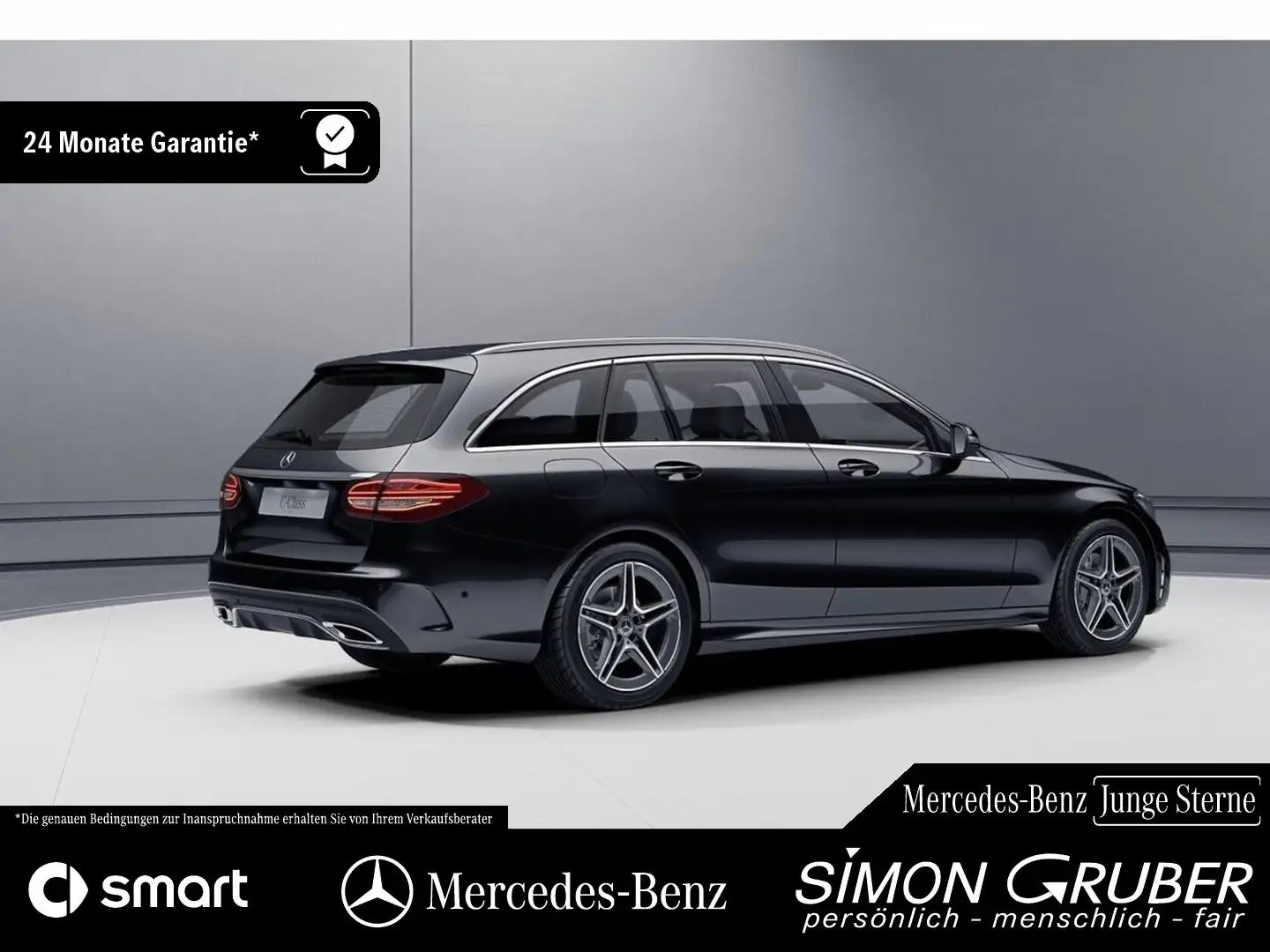 Mercedes-Benz C 220 Td 4Matic AMG Line Allrad Navi LED Ambient Schwarz - 2