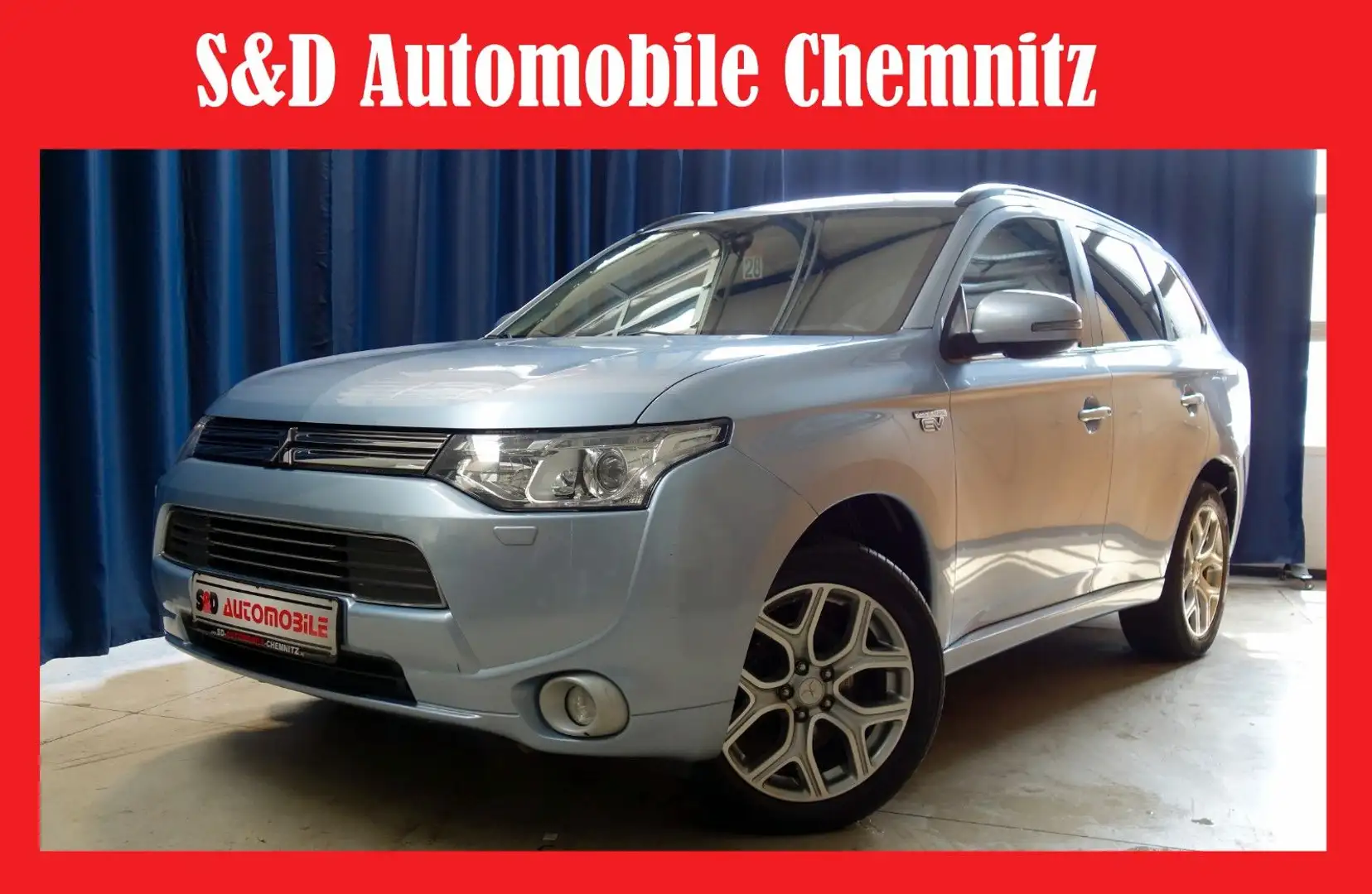 Mitsubishi Outlander PHEV Top 4WD"TÜV"GARANTIE"1.Hand Blau - 1