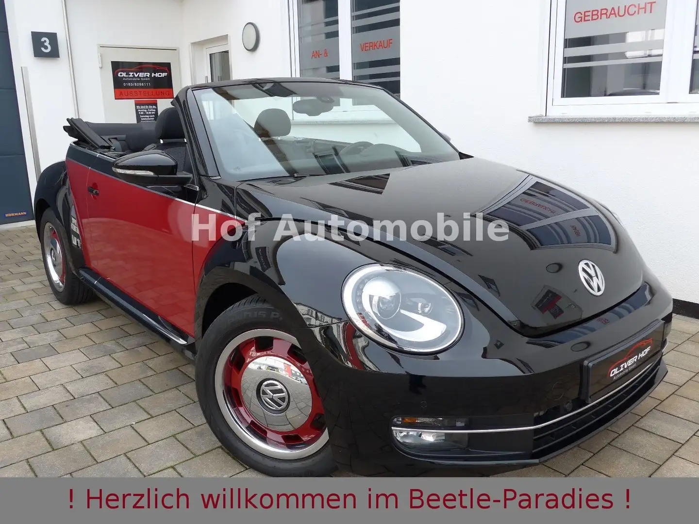 Volkswagen Beetle 1.2TSI KÄFER-Design Xenon Navi SHZ PDC Zwart - 1