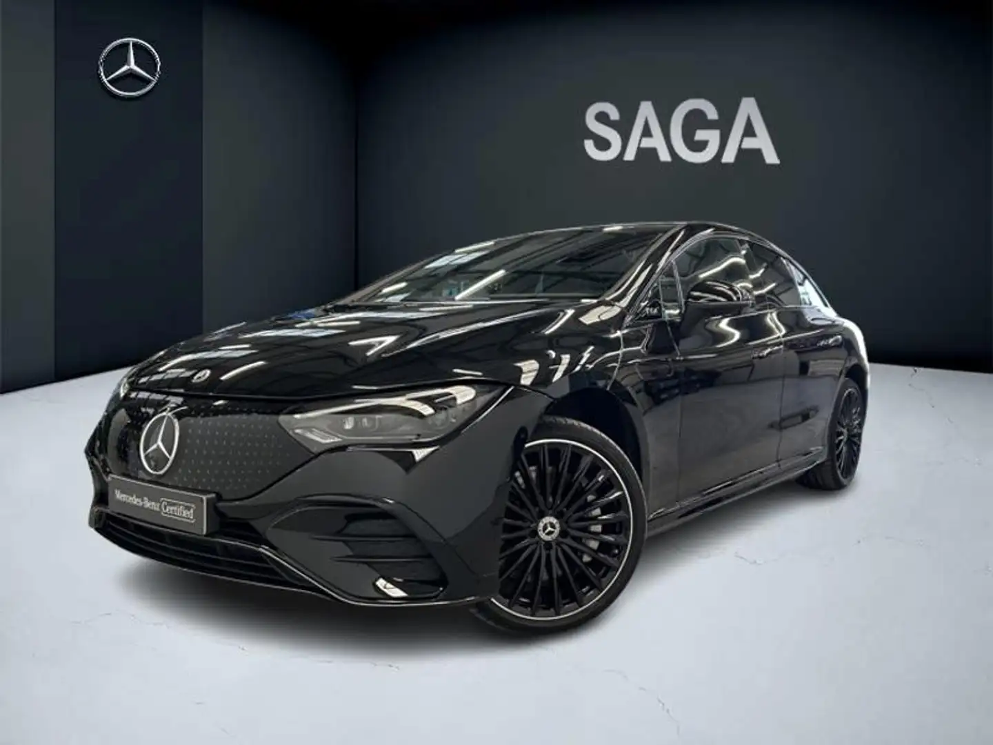 Mercedes-Benz EQE 350 AMG Line Zwart - 1