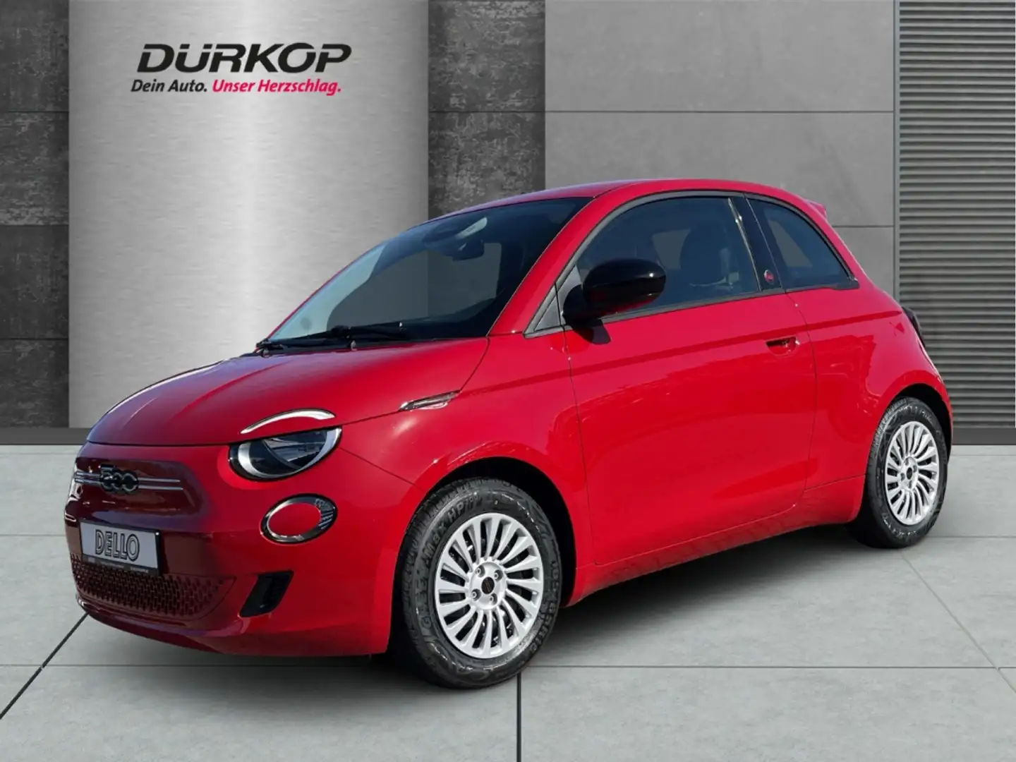 Fiat 500e RED Leasingaktion Rückfahrkamera Klimaautomatik Ap Rosso - 1