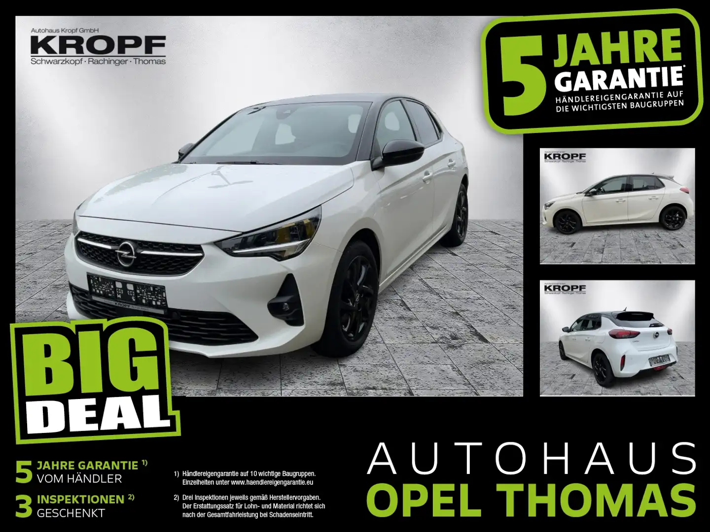 Opel Corsa F 1.2 Turbo GS Line LED+SHZ+Fernlichtass. Weiß - 1