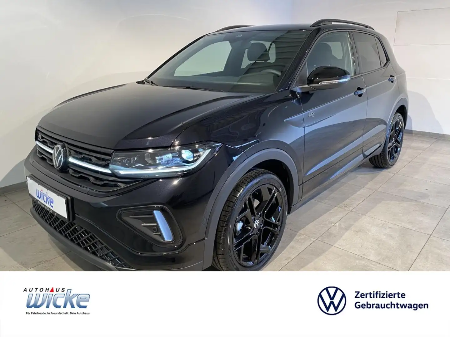 Volkswagen T-Cross 1.5 TSI DSG R-Line Black Style IQ-Light LE Schwarz - 1
