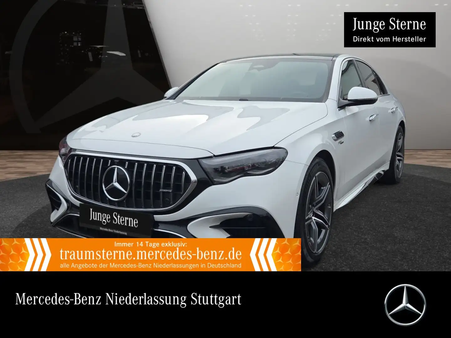 Mercedes-Benz E 53 AMG 4M Hybrid Driversp 360° Pano Burmester 9G Blanc - 1