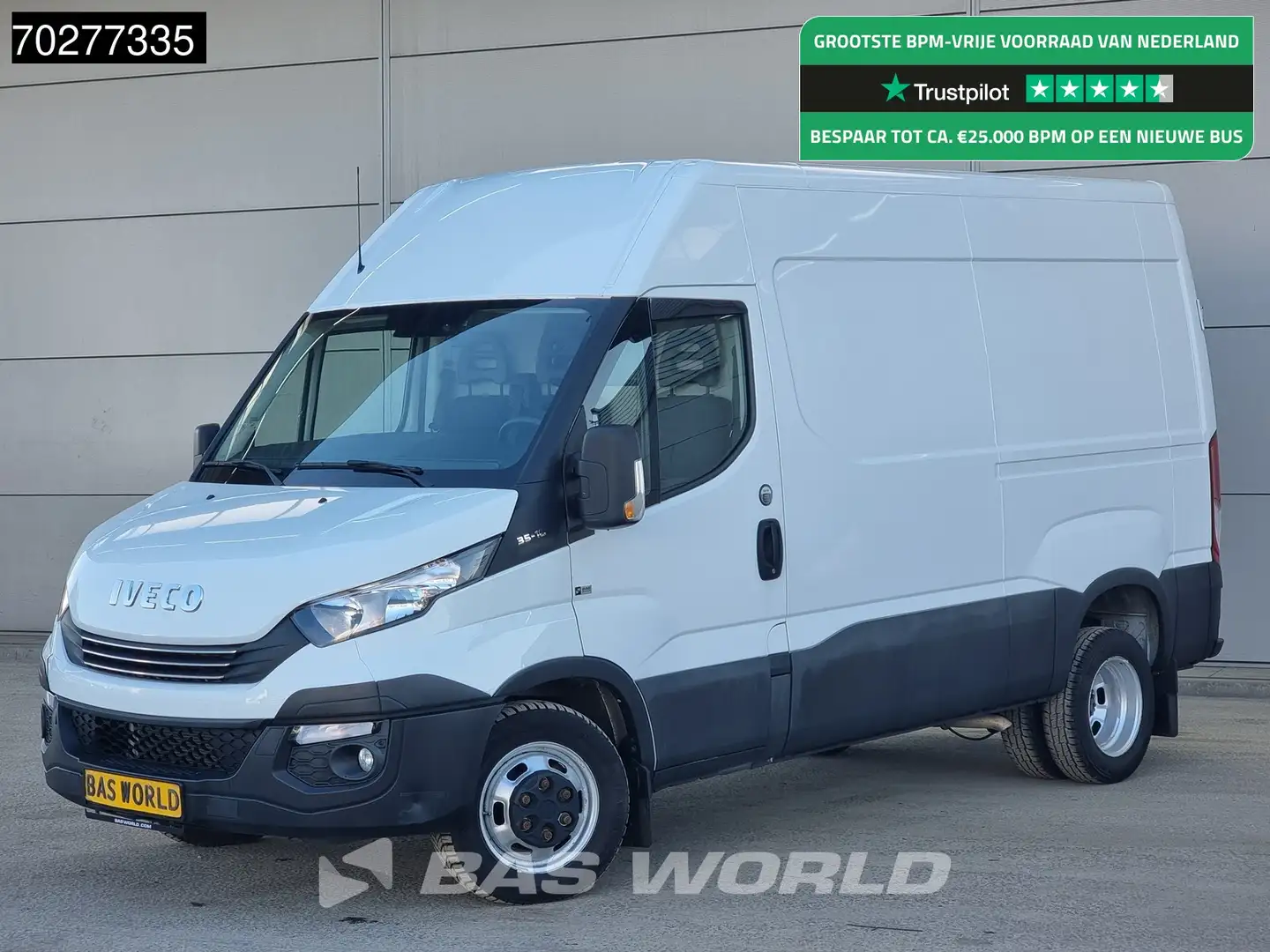 Iveco Daily 35C16 Automaat L2H2 160PK Dubbellucht 3,5t Trekhaa Wit - 1