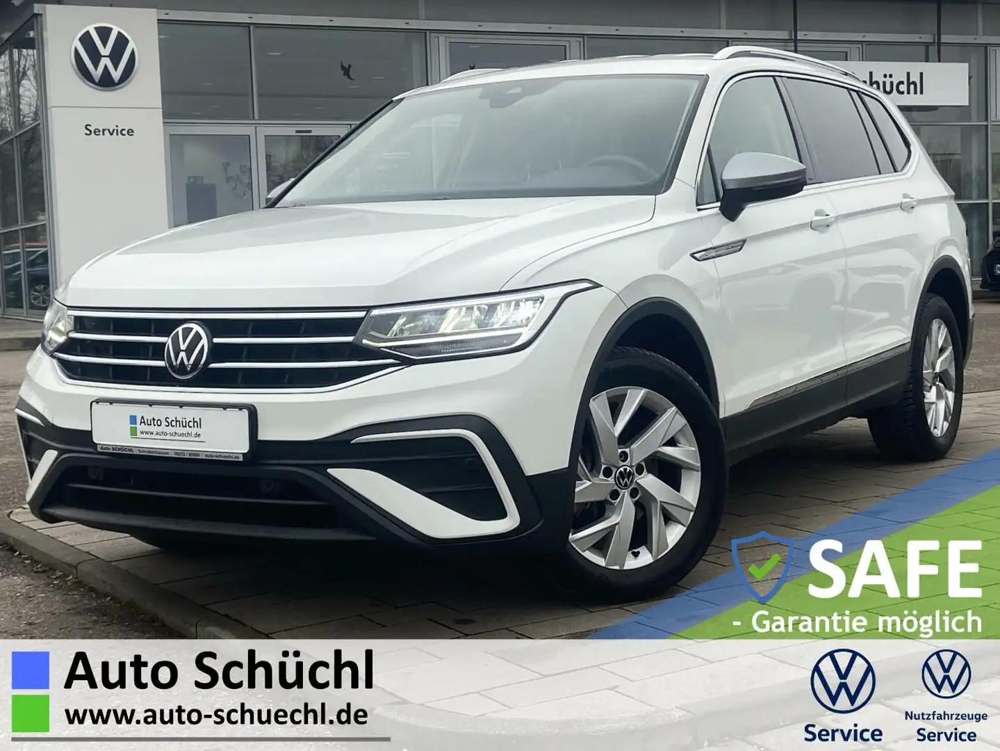 Volkswagen Tiguan Allspace 2.0 TDI DSG Life 7-Sitzer GARANT Weiß - 1