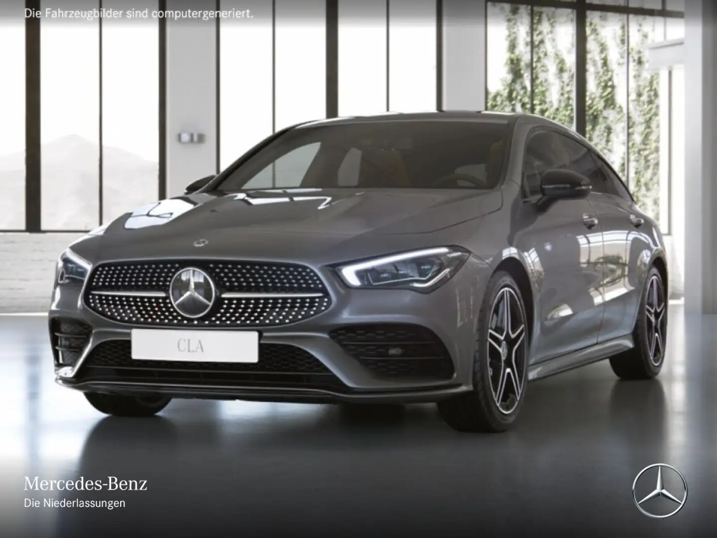 Mercedes-Benz CLA 250 4M AMG+NIGHT+MULTIBEAM+FAHRASS+BURMESTER Grau - 2