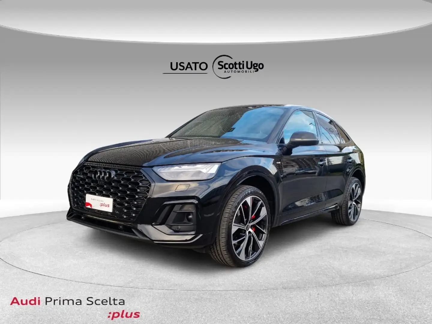 Audi Q5 Sportback 40 2.0 tdi mhev 12V S line Plus quattro s-tronic Schwarz - 1